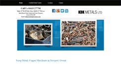 Desktop Screenshot of kdkmetalsltd.com